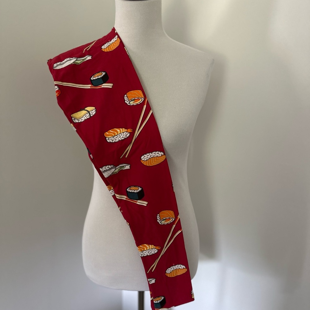 Vintage LuLaRoe Red Sushi Print Leggings OS New